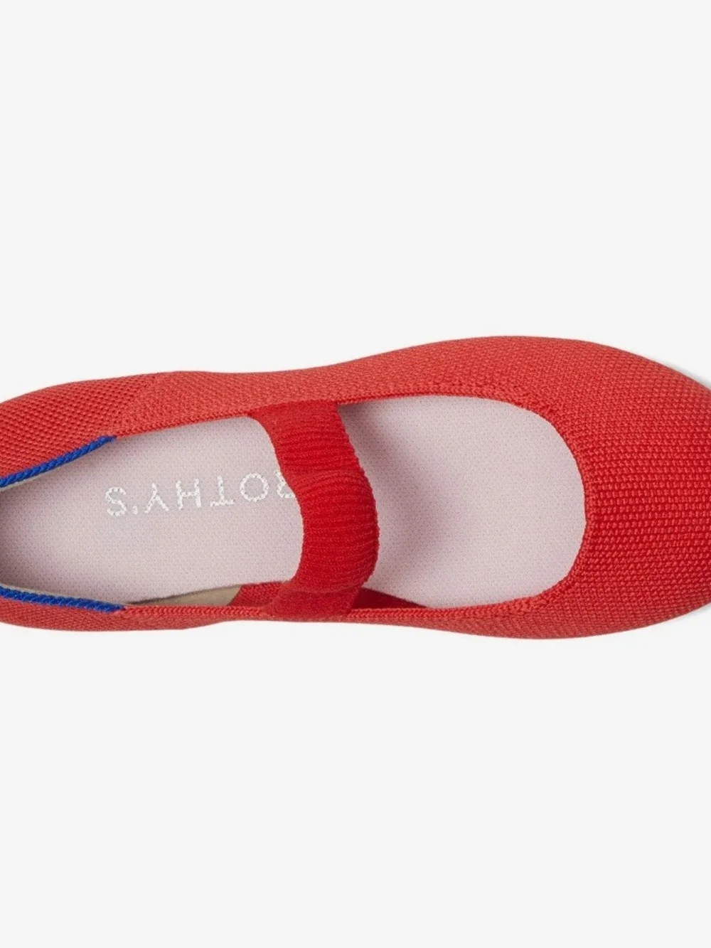 Rothy's (Little girl) Red Mary Jane Shoes with Strap